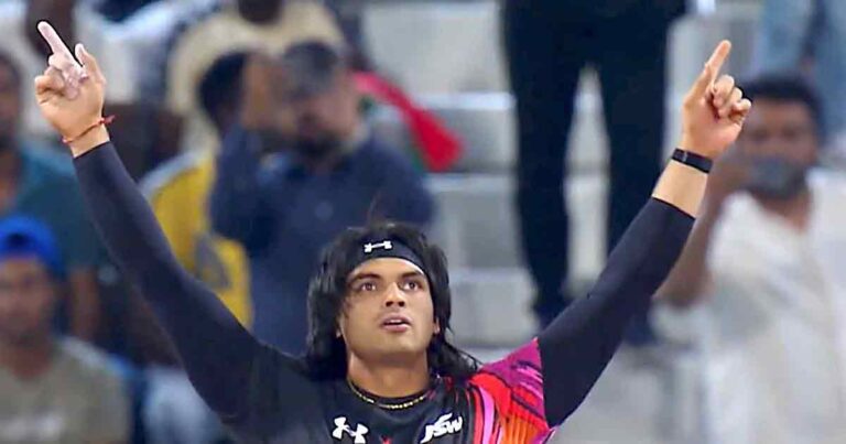Neeraj Chopra at Federation Cup