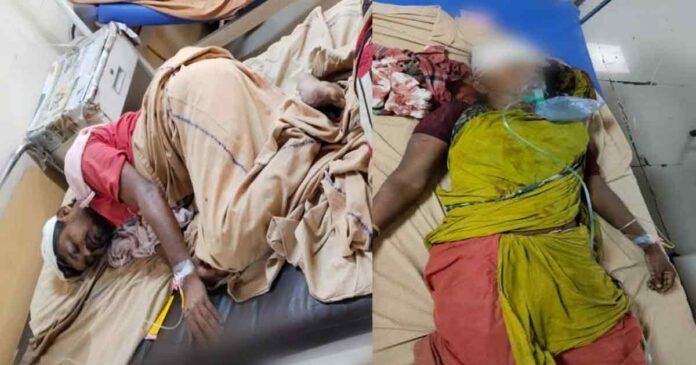 The seriously injured BJP workers are undergoing treatment in the hospital