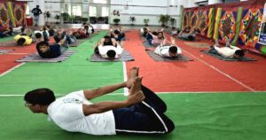 Kossipur Gun & Shell factory celebrate 10th international yoga day.