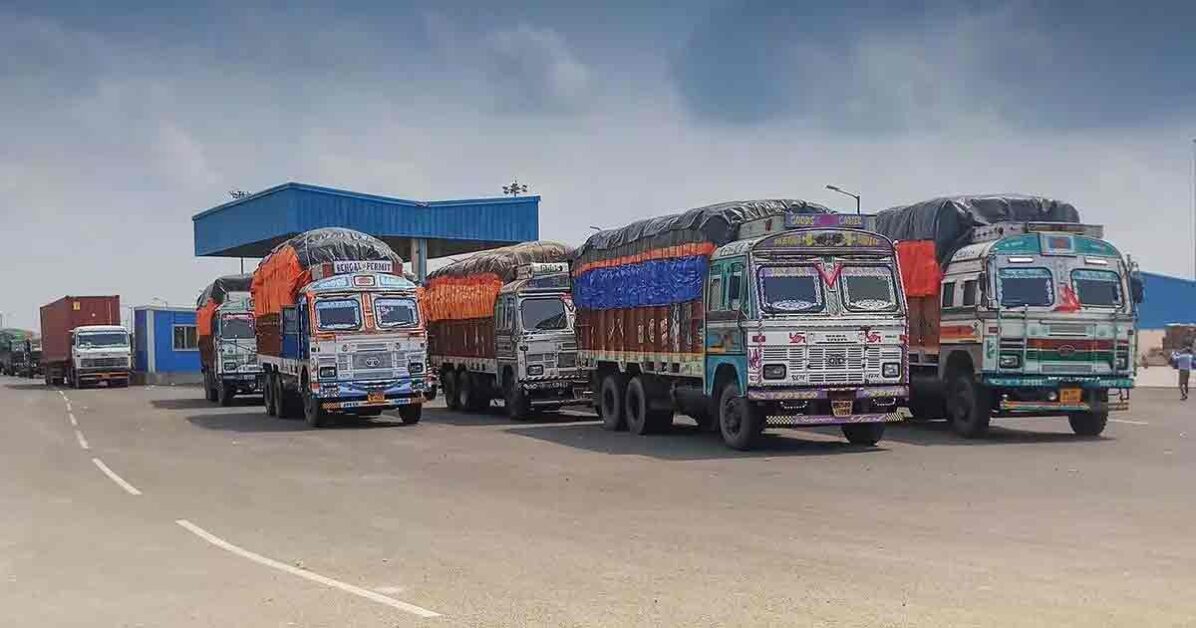 In Petra[ol track stuck due to bangladesh Students Issue