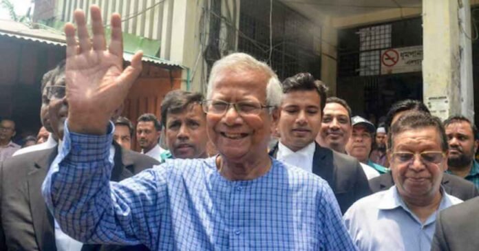 Muhammad Yunus in Dhaka