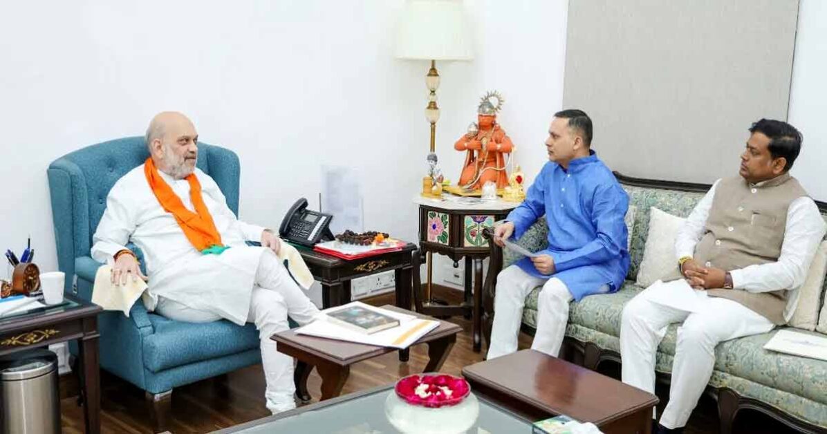 Sukanta Meets Amit Shah in delhi
