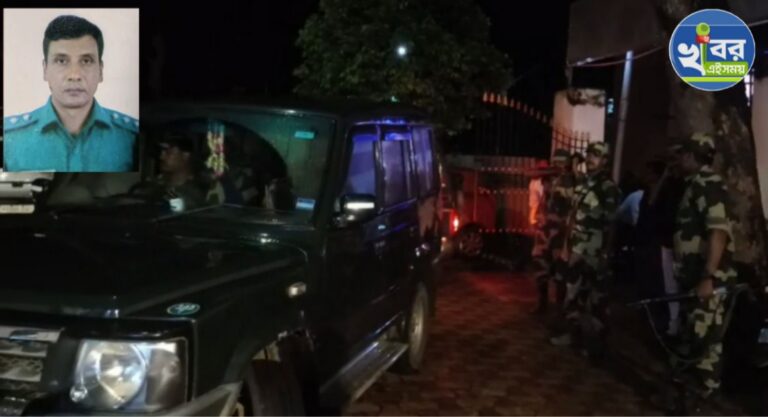 Bangladeshi police officer detained at Hakimpur border on charges of illegal infiltration