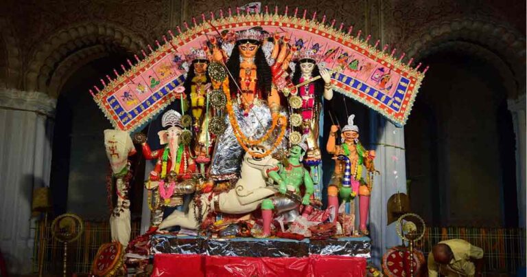 Devi Durga_Krishnanagar Rajbari