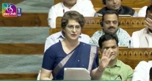 প্রধানমন্ত্রী সংসদে রাহুলকে নিয়ে মজা করেন, তারপর বাড়ি গিয়ে তাঁর কথা শোনেন, সংসদে বললেন প্রিয়াঙ্কা