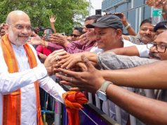 ভিডিওঃ দক্ষিণেশ্বর কালী মন্দিরে পুজো দিলেন অমিত শাহ