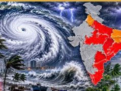২৫০০ কিলোমিটার প্রশস্ত মেঘ, ১৫টি রাজ্য ৫ দিনের জন্য ভারী বৃষ্টিপাতের সর্বোচ্চ সতর্কতা