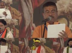 মুখ্যমন্ত্রী শুভেন্দু আধিকারী মন্ত্রী হিসেবে শপথ নিলেন যে ৫ জন