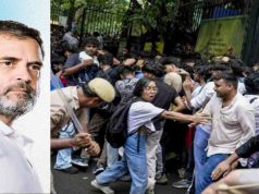 পড়ুয়াদের ওপর লাঠিচার্জ ও কাঁদানে গ্যাস নিয়ে সরব রাহুল গান্ধী