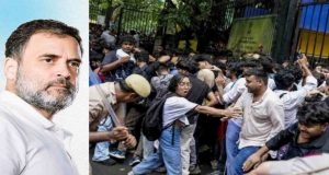 পড়ুয়াদের ওপর লাঠিচার্জ ও কাঁদানে গ্যাস নিয়ে সরব রাহুল গান্ধী