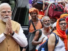 প্রধানমন্ত্রী নরেন্দ্র মোদী অমরনাথ তীর্থযাত্রীদের চিঠি লিখে পাঁচটি সংকল্প নিতে বলেছেন