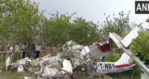 কানপুরে প্রশিক্ষণ বিমান দুর্ঘটনা, দুই পাইলটের মর্মান্তিক মৃত্যু