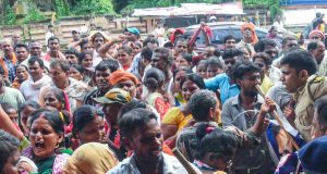 যন্তর মন্তরে বিশাল বিক্ষোভ প্রদর্শন সাফাইকর্মীদের