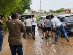 রাজস্থানে সিজেপি সদস্যদের ওপর হামলা, আশুতোষ রাঙ্কার সঙ্গে হাতাহাতি, গাড়ি ভাঙচুর